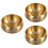 3Pcs Brass Tea Cup Basin Golden Decorative Tea Ceremony Bowl 7