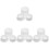 4Sets White PP Multi-Use Bath Ball Mold Kit for DIY Soap and Salt Ball 4