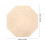 4Sets Durable Wooden Pottery Tools Octagon Clay Molds DIY Ceramic Set 11
