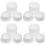 4Sets White PP Multi-Use Bath Ball Mold Kit for DIY Soap and Salt Ball 7
