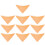 30Pcs Veil Silk Scarves Durable Dance Performance Props 1