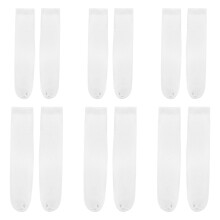 24Pairs Cotton Sublimation Socks White Blank Straight Printable Socks