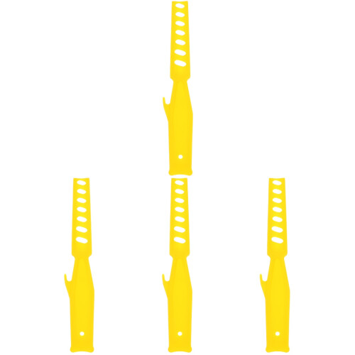 4Pcs Yellow Plastic Paint Stirring Sticks Manual Mixing Tools for Home 2