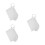 3Pièces Voiles De Et Nœud Raffiné 9