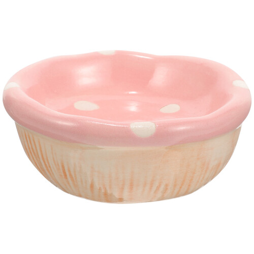 5Pièces Gamelle Compacte Céramique Rose Pour Hamsters Rongeurs 1