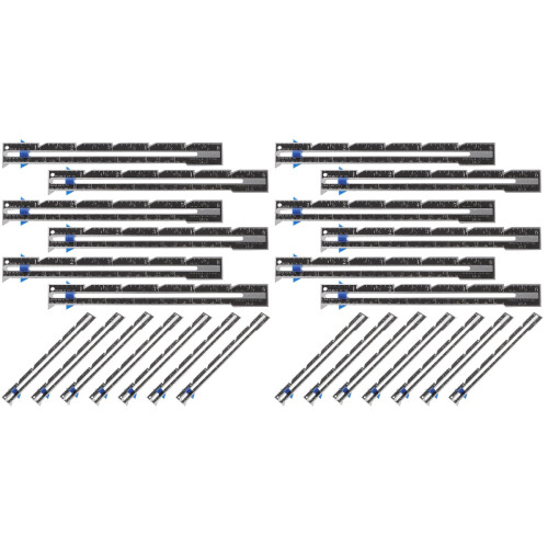24Pièces Règle Mesure Couture Stable Multi Couleurs Pour Tricotage 1