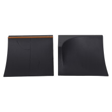 4St Zwarte Tabletop Fingerboard Ramps Met Curved Wall & Kicker