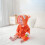 Towel Bébé Orange Coton Animal Confortable 6