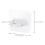100Pcs Transparent Curtain Rod Brackets Self Adhesive No Drill Hooks 4