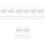 100Pcs Transparent Curtain Rod Brackets Self Adhesive No Drill Hooks 6
