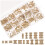 4Sets Durable Golden Heat Set Threaded Inserts for Plastic 3D Printing 1