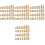 4Sets Durable Golden Heat Set Threaded Inserts for Plastic 3D Printing 3