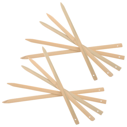 50Pièces Bricolage Éventail Bambou Naturel 2