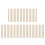 50Pièces Bricolage Éventail Bambou Naturel 6