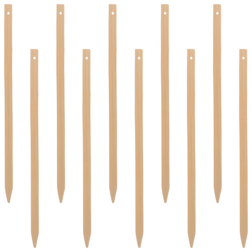 50Pièces Bricolage Éventail Bambou Naturel 1