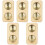 5St Sauna Accessoire Temperatuur En Vochtigheidsmeter Hout En 5