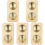 5St Sauna Accessoire Temperatuur En Vochtigheidsmeter Hout En 4