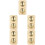 5St Sauna Accessoire Temperatuur En Vochtigheidsmeter Hout En 8