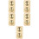 5St Sauna Accessoire Temperatuur En Vochtigheidsmeter Hout En 9