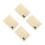 4Pcs Dormitory Bedside Hanging Storage Pouch Cotton Organizer 3