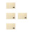 4Pcs Dormitory Bedside Hanging Storage Pouch Cotton Organizer 6