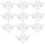 30Pcs Transparent Acrylic Shelf and Corner Braces for Secure Mounting 2