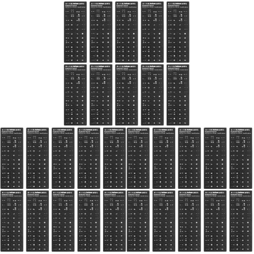 30St Keyboard Stickers Wit Voor Computer Bescherming En Taalherkenning 1