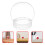 32St Plastic DIY Heldere Waterbollen Voor Sneeuwbol Knutselprojecten 7