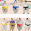 2St Opblaasbaar Koe Multi Kleuren Polyester Cosplay Outfit 11