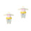 2St Opblaasbaar Koe Multi Kleuren Polyester Cosplay Outfit 6