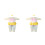 2St Opblaasbaar Koe Multi Kleuren Polyester Cosplay Outfit 5