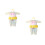 2St Opblaasbaar Koe Multi Kleuren Polyester Cosplay Outfit 4