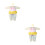 2St Opblaasbaar Koe Multi Kleuren Polyester Cosplay Outfit 9