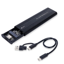 Gabinete Externo para Unidade NVME M.2 2230/2242/2260/2280 M.2 para USB C 10 Gbps SSD Gabinete de Alumínio Tipo C SSD