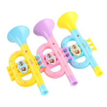 Kinder Plastische Trompete Spielzeug, 12 cm, Bunt, Geräuschmacher Musikinstrument