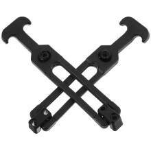 8St Schokbestendige Rubber T-Handle Hasp Gespen Voor Toolbox En Kist