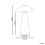 Beliani Wireless LED Table Lamp APAYAO with Dimmer Metal Green 3