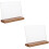 2St Multifunctionele Labelhouder Transparant Sign Rack Voor Restaurant 6
