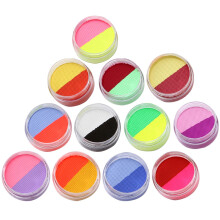 5Sets Kleurrijke Gezichts- En Bodypaint Voor Party En Festival