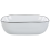 Beliani Countertop Basin XERT 460 x 330 mm Ceramic White 4