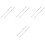 8Pièces Pinceaux Eyeliner Silkworm Bois Pratique Pour 3