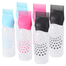 18Pcs Hair Coloring Root Comb Bottles Durable Plastic Applicator