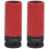 2Pièces Douille Écrou Roue Impact 21Mm 1/2 -V Rouge 4