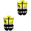 2Pièces Vests Résistants Avec Visibilité Multi Couleurs 3