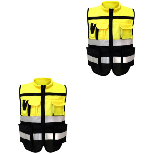 2Pièces Vests Résistants Avec Visibilité Multi Couleurs 2
