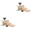 2Pièces Mini Étau Ajustable Multi-Couleurs Pour Artisanat Précis 6