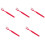 5Pièces Accessoires Brosse À Dents Rouge Prop Décor Festif 5