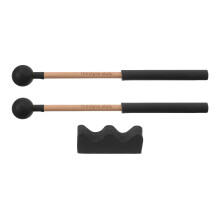 4Pièces Maillets Marimba Bois Manche Durable Caoutchouc