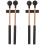 4Pièces Maillets Marimba Bois Manche Durable Caoutchouc 4