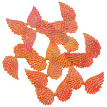 36Pièces Petites Ailes En Tissu Pour Décor De Vêtements
